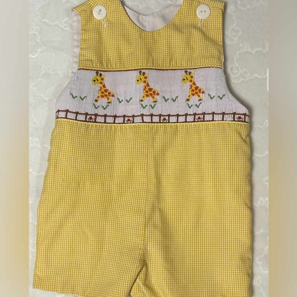 Yellow romper vintage